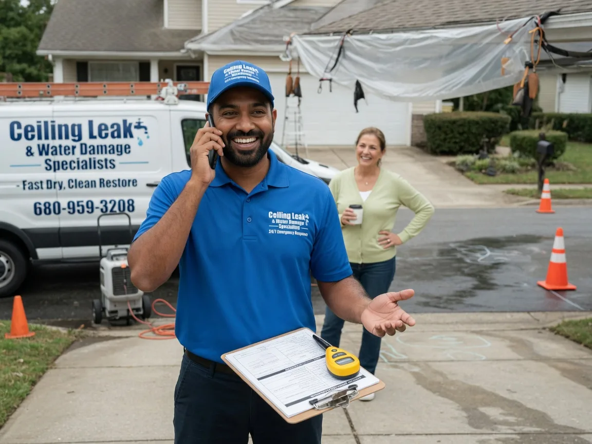 Ceiling Leak Cleanup Newton, IA FAQs